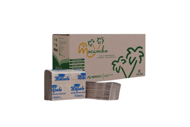 Papel higiénico gofrado