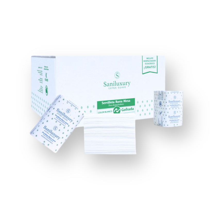 Papel higiénico gofrado