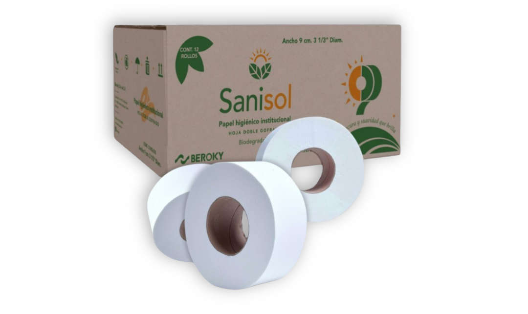 Papel higiénico gofrado